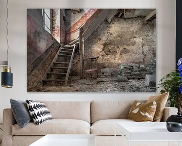 Alte Treppe Fototapete von Olivier Photography