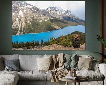 Peyto Lake in Kanada von Map of Joy