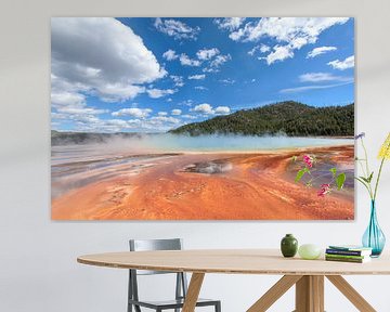 Grand Prismatic Spring in Yellowstone van Map of Joy