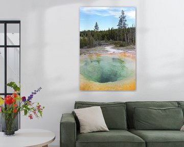 Splendid colours in Yellowstone by Map of Joy
