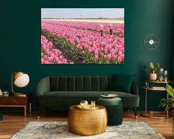 Bedolven onder de tulpen van Map of Joy