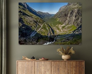 Trollstigen, Noorwegen van Adelheid Smitt