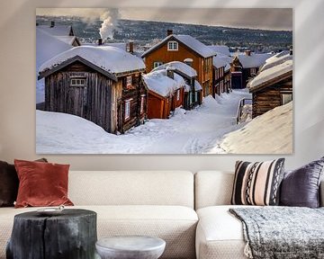 Winter in Røros, Norway by Adelheid Smitt