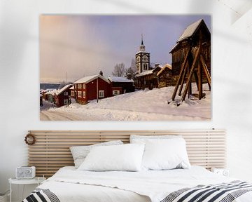 Winter in Røros, Norway by Adelheid Smitt