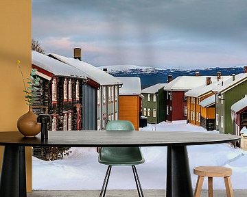 Winter in Røros, Norway by Adelheid Smitt