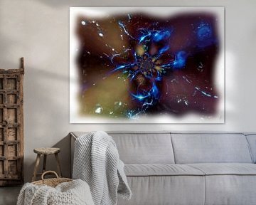Abstract fantasie nebula van Maurice Dawson