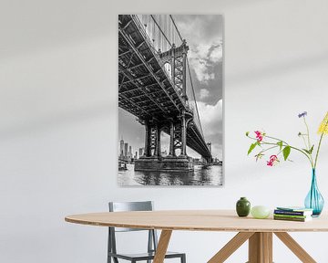 Le bas du pont de Manhatten sur Ivo de Rooij