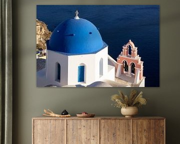 Cloches de l'église de Santorin, Grèce sur Adelheid Smitt
