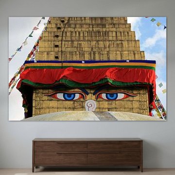 Le temple de Bodnath à Katmandou