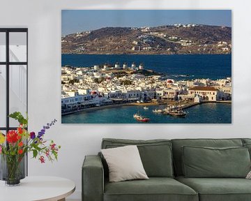 Vue de Mykonos, Grèce sur Adelheid Smitt