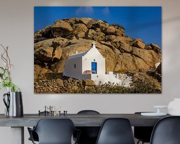 Church on Mykonos, Greece by Adelheid Smitt