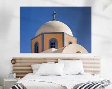 Kerk op Santorini, Griekenland van Adelheid Smitt