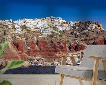 View of Santorini, Greece by Adelheid Smitt