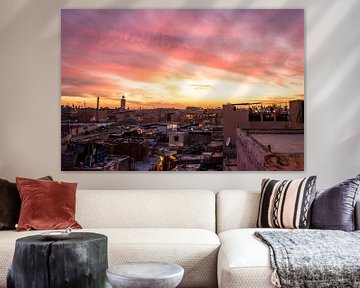 Sunset over Marrakech by Ellis Peeters