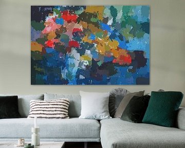 Abstracte impressie van bloemen van Paul Nieuwendijk