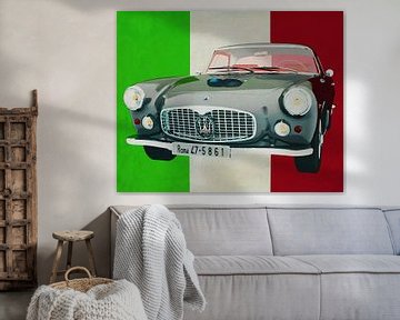 De Maserati 3500GT uit 1960 is een pure Italiaanse auto. van Jan Keteleer