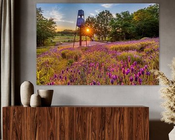 Lavender on the slagheap Large wood by Frank Heldt