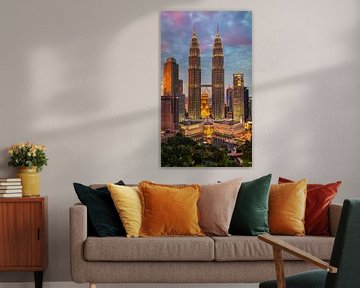 Petronas Twin Towers, Kuala Lumpur, Malaysia by Adelheid Smitt