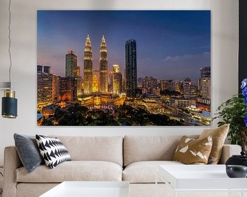Tours jumelles Petrona, Kuala Lumpur, Malaisie sur Adelheid Smitt