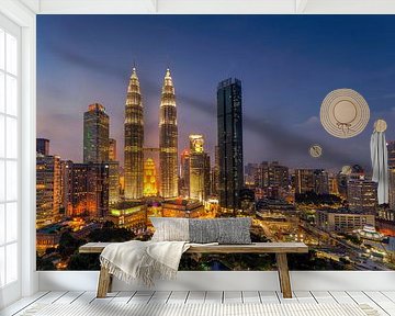 Petrona Twin Towers, Kuala Lumpur, Maleisië van Adelheid Smitt