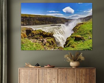 Gullfoss-Wasserfall in Island