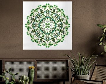 Mandala of plants by Bernice Bartling