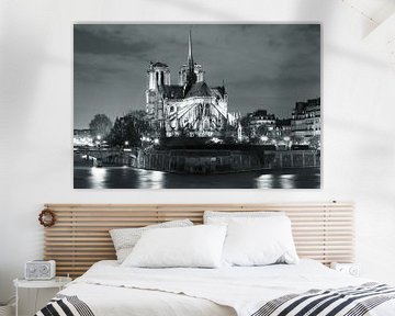 Notre Dame bei Nacht, Paris