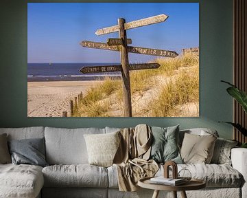 Texel signpost by Friedhelm Peters