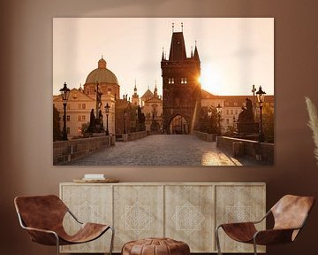 Charles Bridge at sunrise, Prague by Markus Lange