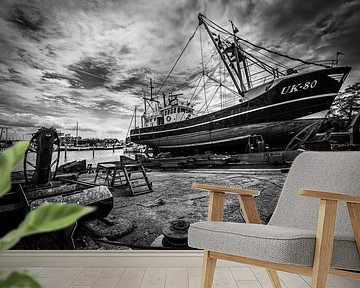 Cutter Shipyard Urk by Martien Hoogebeen Fotografie