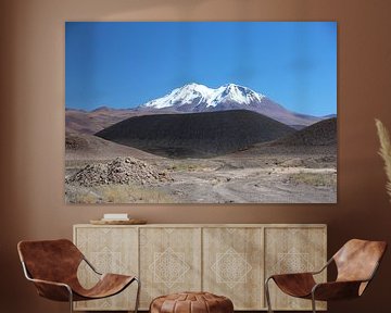 Salar de Ascotan, Chile, Volcano by A. Hendriks