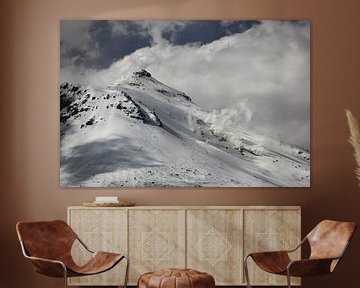 Snowy volcano, Altiplano Bolivia