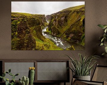 Fjaðrárgljúfur canyon