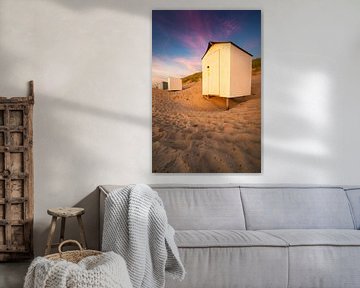 Beach cottages Domburg by Thom Brouwer