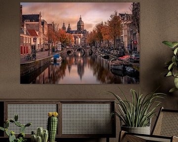 Reflecties van Amsterdam van Georgios Kossieris