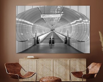 Het metrostation Wilhelminaplein in Rotterdam van MS Fotografie | Marc van der Stelt
