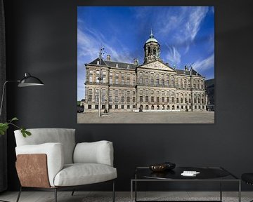 Palais royal sur la place du Dam Amsterdam sur Tony Vingerhoets