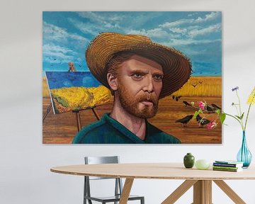 Last moments of Vincent van Gogh Painting van Paul Meijering