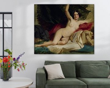 Vrouwelijk liggend naakt, William Etty