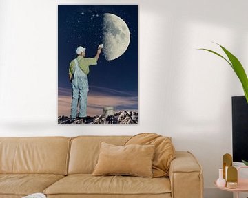 Paint me the Moon van Marja van den Hurk