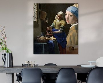 The Milkmaid & Girl with the Pearl Earring