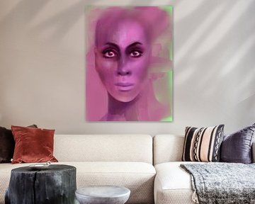 Naked Pink van Afrotastic Art