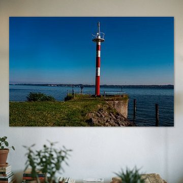 Vuurtoren aan het Bodenmeer