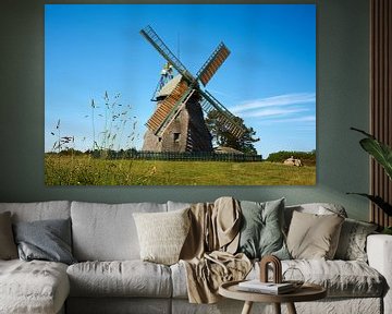 Windmühle auf der Insel Amrum von Reiner Würz / RWFotoArt