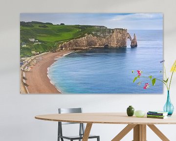 l'Aiguille in Etretat, Normandie, Frankreich