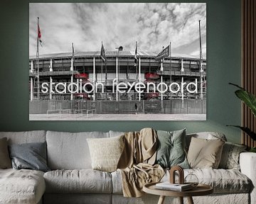 Vooraanzicht Feyenoord Stadion De Kuip Rotterdam-Zuid 2020 van Mario Brussé Fotografie