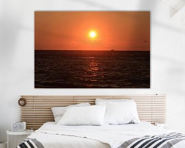 Coucher de soleil sur la mer