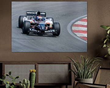 Minardi Formula 1 race car driven by former F1 racing driver Jos Verstappen by Sjoerd van der Wal Photography