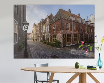 Nieuwstraat - Beschuitsteeg Leiden by Dirk van Egmond