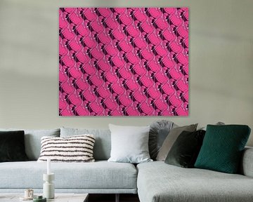 Flamingopatroon van Renée van den Kerkhof